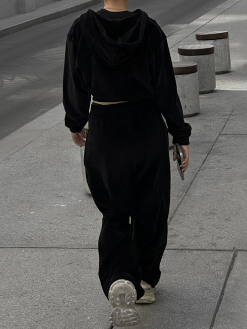 'June' Zip Up Hoodie and Pants Set - Celes Fashion